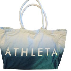 Athleta Canvas Tote Bag & Prana Canvas Tote Both In Very Good Condition Athleta-
